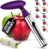 Zulay Kitchen Durable Stainless Steel Apple Corer Remover In Pink