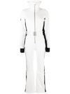 Cordova White Side Stripe Ski Suit