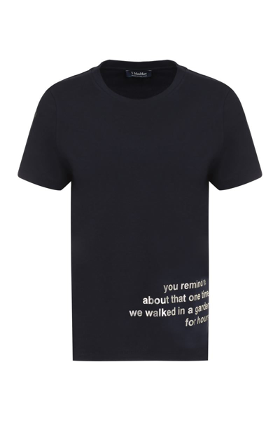 's Max Mara Aris T-shirt In Black