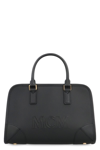 Mcm Women's Aren Boston Leather Handbag In Black