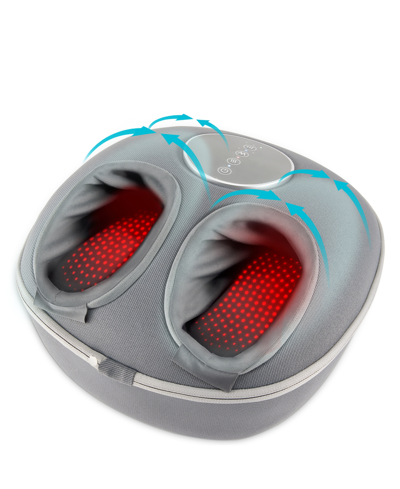 Homedics Shiatsu Air Deluxe Foot Massager With Heat In Gray