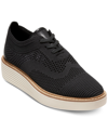 Cole Haan Originalgrand Platform Stitchlite Oxford In Black Knit