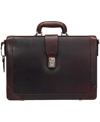 MANCINI MEN'S BUFFALO LUXURIOUS LITIGATOR BRIEFCASE POCKET FOR 17.3" LAPTOP