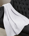 Superior Basket Weave All Season Cotton Blanket, California King In White