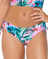 Raisins Juniors Aruba Printed Cropped Tankini Luna Printed Bikini Bottoms In Multi Color