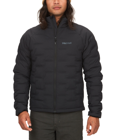 Marmot Men's Warmcube Active Novus Quilted Full-zip Jacket In Black