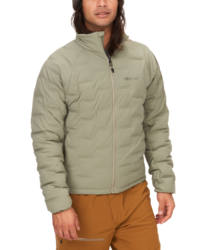 Marmot Men's Warmcube Active Novus Quilted Full-zip Jacket In Vetiver