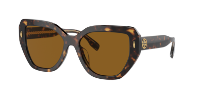 Tory Burch Woman Sunglass Ty7194u In Brown / Dark / Tortoise