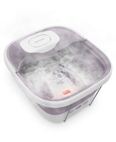 Homedics Easy Store Luxe Footbath With Heat Boost In Lavender