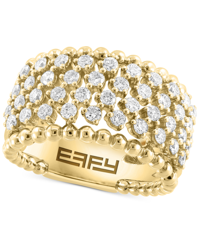Effy Collection Effy Diamond Wide Cluster Statement Ring (1-5/8 Ct. T.w.) In 14k Gold