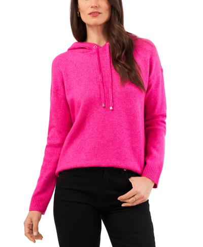 Vince Camuto Women's Cozy Hooded Pullover Sweater In Paradox | ModeSens