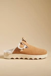 Sorel Women's Viibe Cozy Slip-on Clog Flats Women's Shoes In Brown