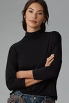 By Anthropologie Dolman Turtleneck Top In Black