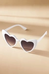 Eyeking Heart Sunglasses In White