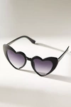 Eyeking Heart Sunglasses In Black