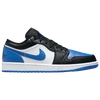 Jordan Air  1 Low Royal Toe In Black/white/blue