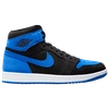 Jordan Mens  Retro 1 Hi Og Rmstd In Black/blue/black