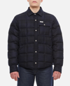 Fay Quilted Overshirt Jacket In Blue