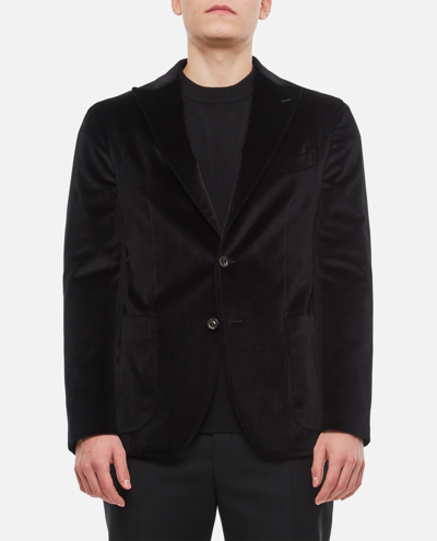 Boglioli Virgin Wool K-jacket In Black