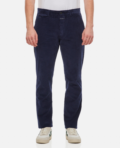Closed Atelier Tapered Trousers In Blue
