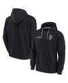 FANATICS SIGNATURE MEN'S AND WOMEN'S FANATICS SIGNATURE BLACK WISCONSIN BADGERS SUPER SOFT FLEECE PULLOVER HOODIE