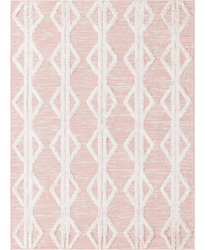 Sabrina Soto Casa Palma 4'5" X 6' Area Rug In Pink