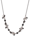 GIVENCHY CRYSTAL FRONTAL NECKLACE, 16" + 3" EXTENDER