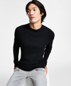 INC INTERNATIONAL CONCEPTS MEN'S RIBBED-KNIT SWEATER, CREATED FOR MACY'S