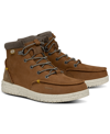 HEY DUDE MEN'S BRADLEY LEATHER CASUAL BOOTS FROM FINISH LINE