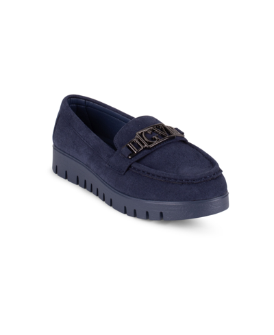 Gloria Vanderbilt Women's Leigh Slip On Loafer In Navy