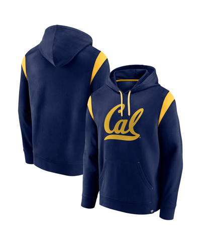 Fanatics Men's  Navy Cal Bears Gym Rat Pullover Hoodie
