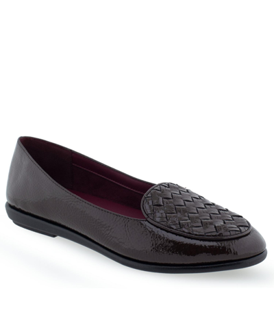 Aerosoles Women's Brielle Casual Flats In Java Patent Pu