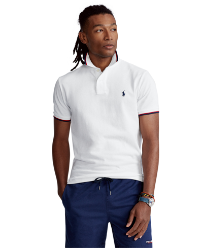 Polo Ralph Lauren Men's Classic-fit Mesh Polo Shirt In White