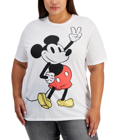 Disney Big Mickey Graphic T-shirt In White