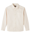Apc Basile Brodée Poitrine Overshirt In Caa - Chestnut Brown