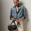 Polo Ralph Lauren Wellington Mini Flap Chain Top-handle Bag In Black