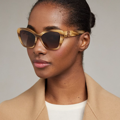 Ralph Lauren Rl Isabel Sunglasses In Brown Oyster