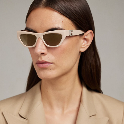 Polo Ralph Lauren Rl Kiera Sunglasses In Solid Beige