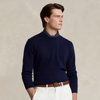 Polo Ralph Lauren Washable Cashmere Crewneck Sweater In Hunter Navy