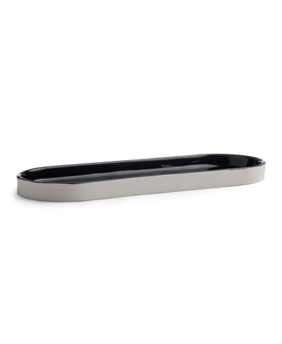 Kassatex Cassadecor Astor Tray In Ivory,black