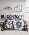 INTELLIGENT DESIGN CLOSEOUT INTELLIGENT DESIGN MAUDE FLORAL REVERSIBLE COMFORTER SETS