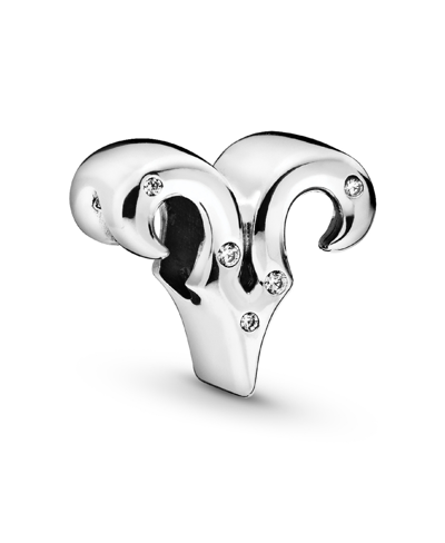 Pandora Sterling Silver Zodiac Charm In Silver - Aries