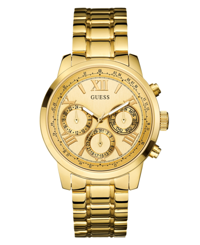 Guess Women's Multi-function Gold-tone Stainless Steel Watch 42mm