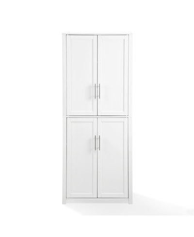 Crosley Furniture Savannah 28" Medium-density Fiberboard (mdf) Tall Kitchen Storage Pantry In White