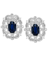 Macy's Sapphire Milgrain Earrings In Sapphire