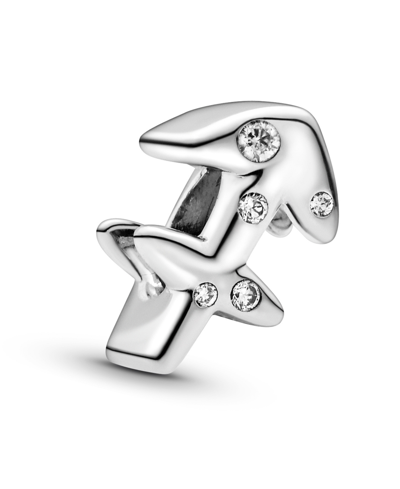 Pandora Sterling Silver Zodiac Charm In Silver - Sagittarius