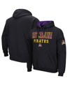 Colosseum Black Ecu Pirates Sunrise Pullover Hoodie In Black