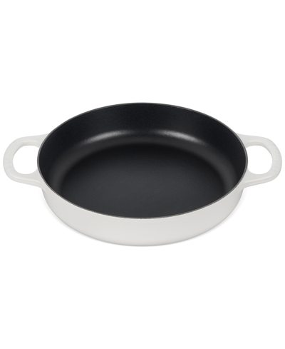 Le Creuset Enameled Cast Iron Signature Everyday Pan In White