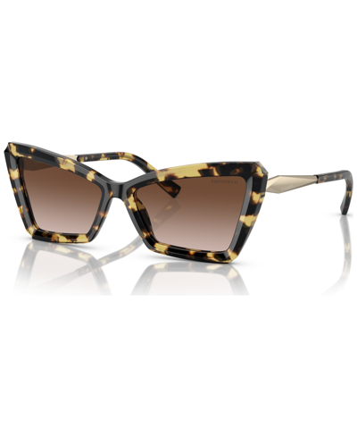 Tiffany & Co Women's Sunglasses, Gradient Tf4203 In Yellow Havana