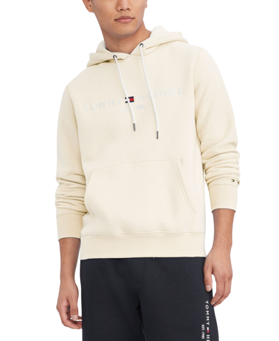 Tommy Hilfiger Men's Embroidered Logo Hoodie In Calico